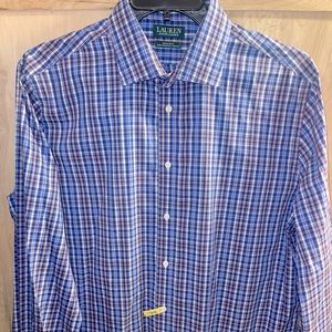 Men’s Lauren Ralph Lauren XL Long sleeve Button Down Shirt 17 neck 36/37